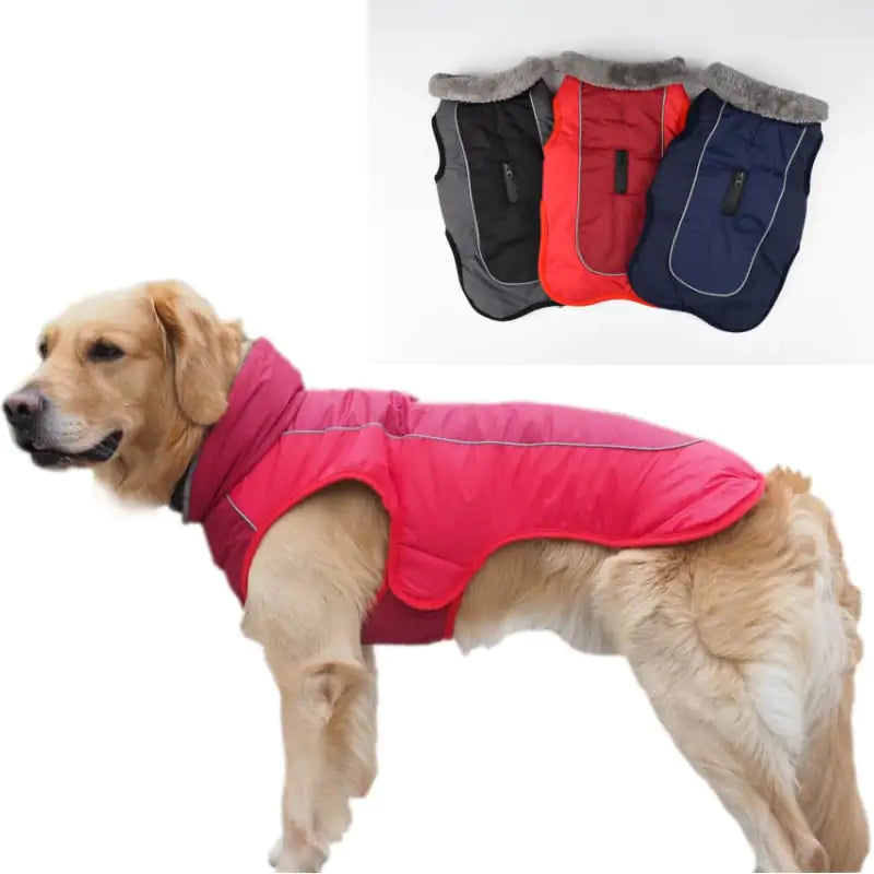 Reflective Thickened Dog Padded Coat for Winter