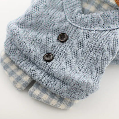 2020 Fall Winter Pet Dog Clothes - Plaid Design