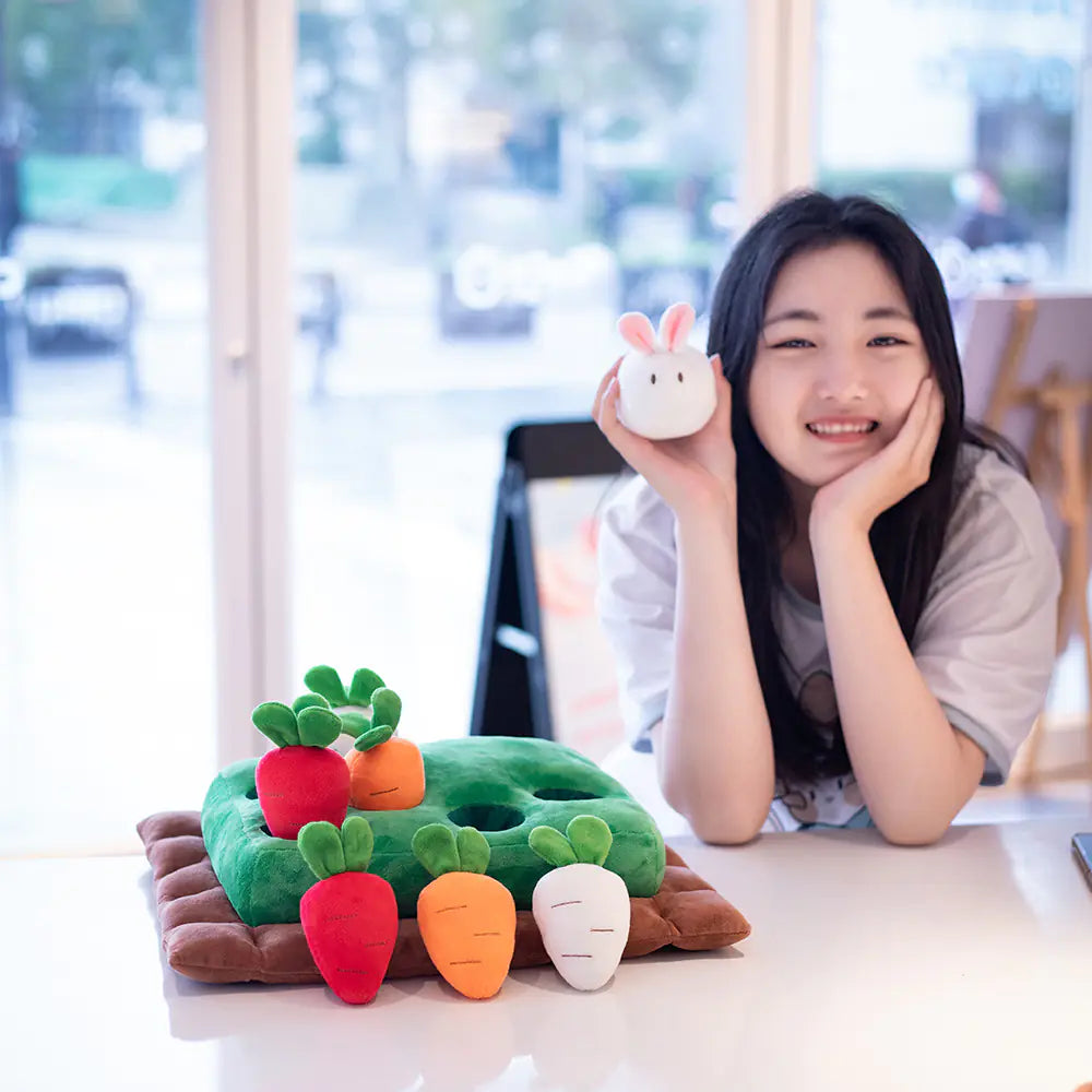 Chick Gopher Hide and Seek Plush Toy for Pets